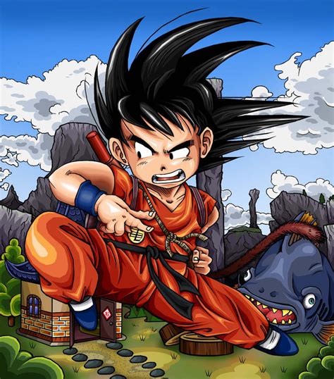 Dragonball - Kid Goku by TimothyJamesF on DeviantArt