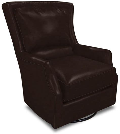 England Furniture Louis Leather Swivel Chair | Colder's | Milwaukee Area