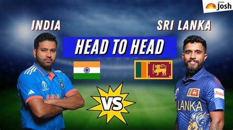 India vs Sri Lanka Head to Head Match Records in ODI, T20 and Test Cricket