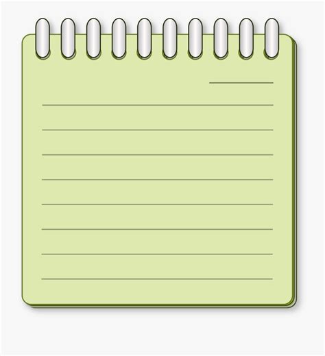 Notepad Free Clipart - Paper , Free Transparent Clipart - ClipartKey