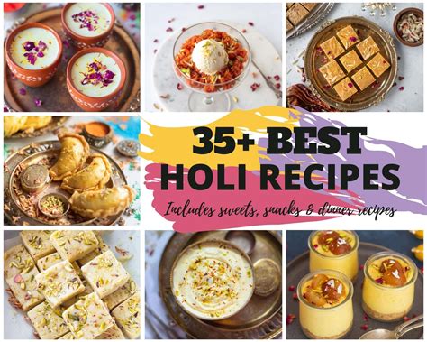 35+ Holi Recipes to try in 2024 - Piping Pot Curry