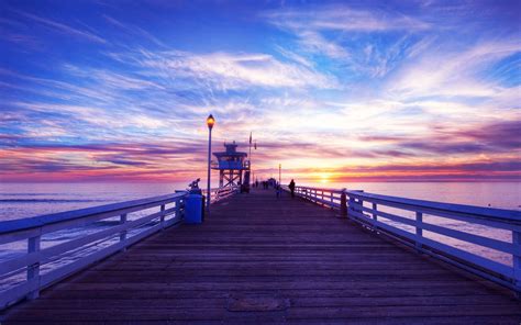 Pier sunset background wallpaper | 1920x1200 | #31318