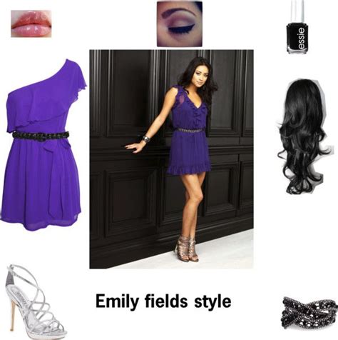 "emily fields from pll's style" by mbois on Polyvore | Clothes design, Fandom outfits, Pretty ...