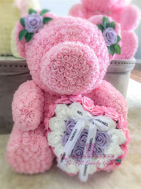 70cm Rose Bear in 2021 | Rose crafts, Diy roses, Foam roses