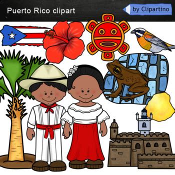 Puerto Rico Clip Art / Symbols of Puerto Rico ClipArt by Clipartino