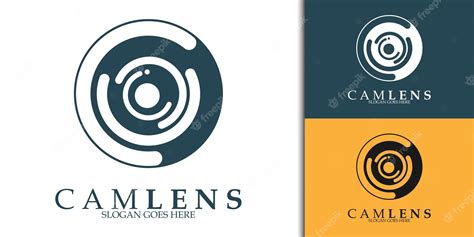 Premium Vector | Lens logo design for business and brand identity