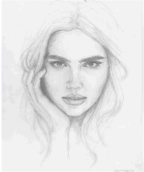 Realistic Girl Drawing at PaintingValley.com | Explore collection of ...