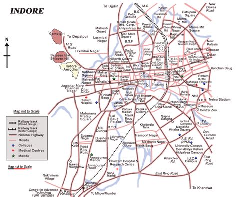 indore Map - India