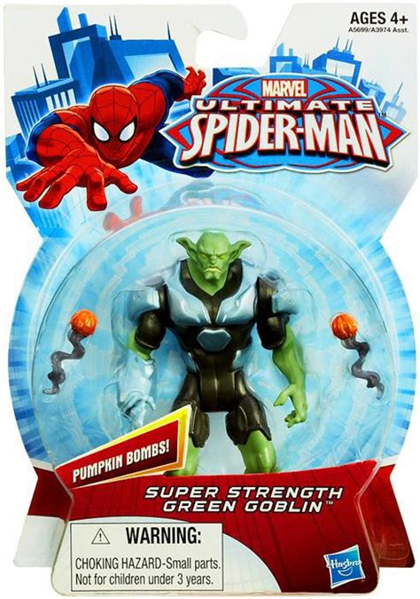 Ultimate Spider-Man Super Strength Green Goblin Action Figure Hasbro Toys - ToyWiz