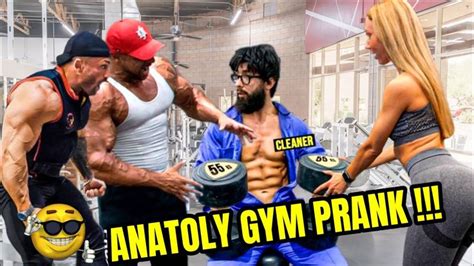 ANATOLY GYM PRANK !!! Can I Clean Here? 💪 part 4 | Pranks, Gym, Powerlifting