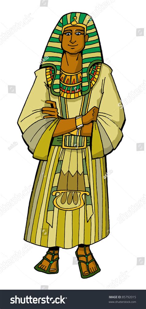 Bible Hero Patriarch Joseph Egyptian Ruler: ilustración de stock ...