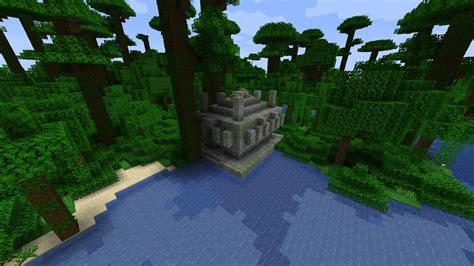 Jungle Temple at Spawn in Bamboo Forest - Minecraft Seeds