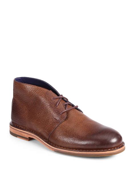 Cole Haan Glenn Laceup Chukka Boots in Brown for Men | Lyst