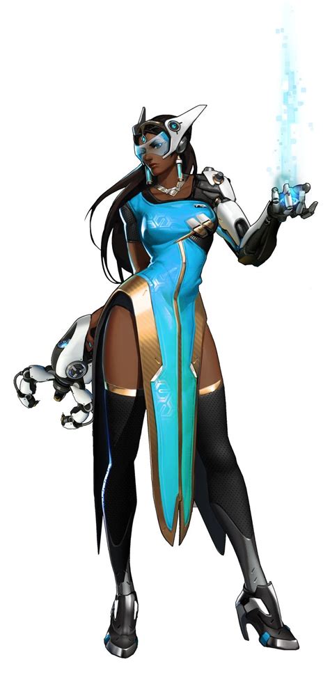 Overwatch character art | Concept art characters, Overwatch symmetra ...