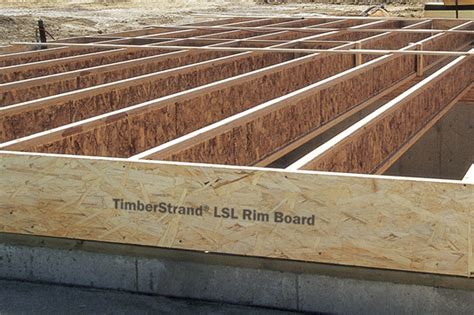 TimberStrand® LSL Rim Board :: Weyerhaeuser