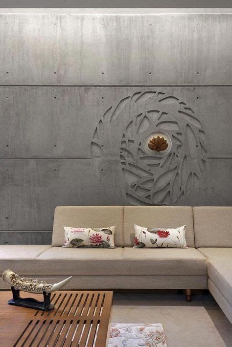 Wall Design cement sheet – Makerbhawan | Decor, Wall design, Interior