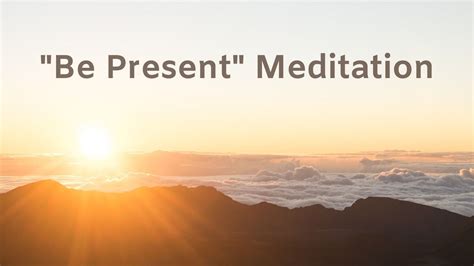 Be Present Meditation (16 mins) - 10 Day Meditation Challenge - Qi Gong for Vitality