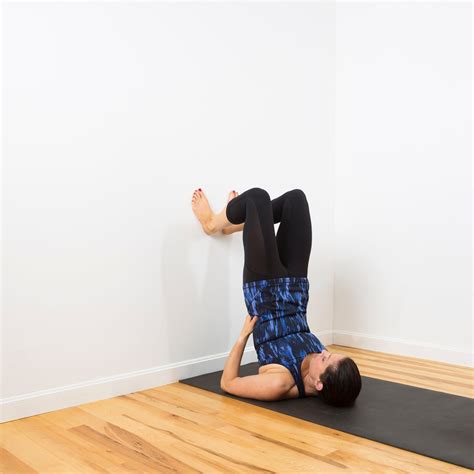 You'll Feel So Much Better After This Restorative Wall Yoga Sequence | Wall yoga, Yoga sequences ...