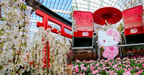 Say 'Kawaii' with Hello Kitty at Gardens by the Bay Sakura Floral Display! | Darren Bloggie ...