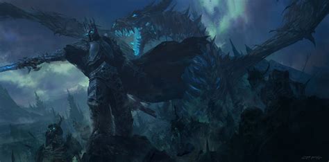 Download Lich King Dragon Arthas Menethil Video Game World Of Warcraft: Wrath Of The Lich King Art