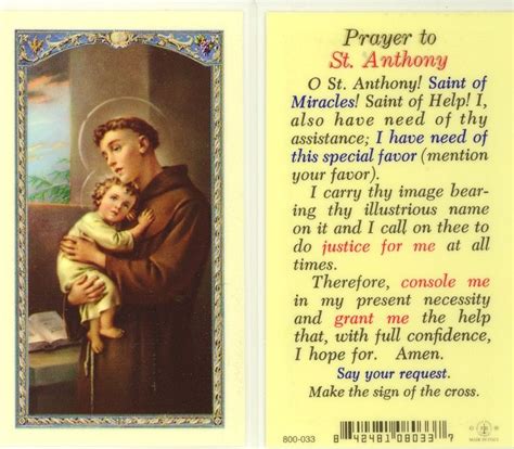 Prayer to St Anthony (With images) | Novena prayers, St anthony prayer