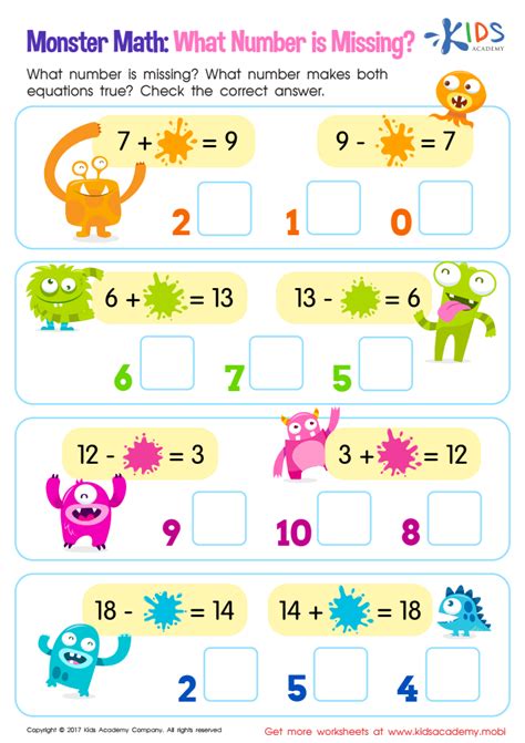 Pictures Of Math Worksheets - Worksheets For Kindergarten