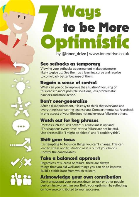 7 ways to be more optimistic | Learned helplessness, Coping skills ...