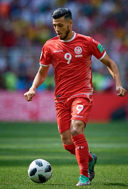 Anice Badri of Tunisia in action during the 2018 FIFA World Cup Russia group G match between ...