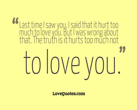 Love You So Much It Hurts Quotes - Adel Loella