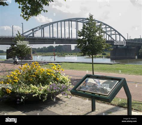 John Frost Bridge and Memorial, Arnhem. Netherlands Stock Photo - Alamy