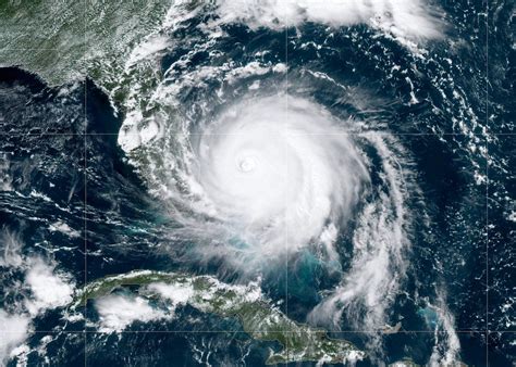 Hurricane Dorian Leaves Grand Bahama Island Underwater, Satellite ...