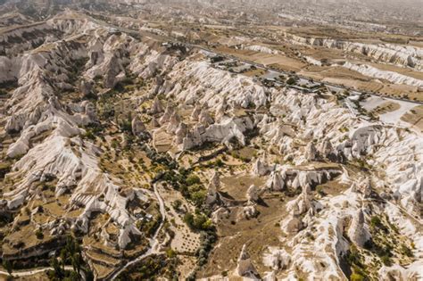 Aerial view of rocky mountains in Turkey Stock Photo by arthurhidden