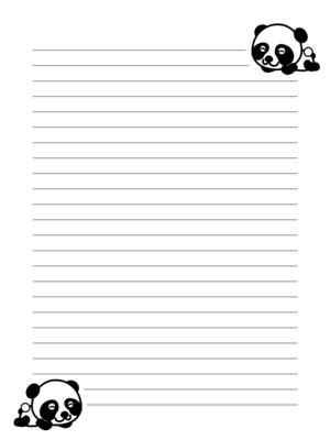 Printable Cute Stationery Templates · InkPx