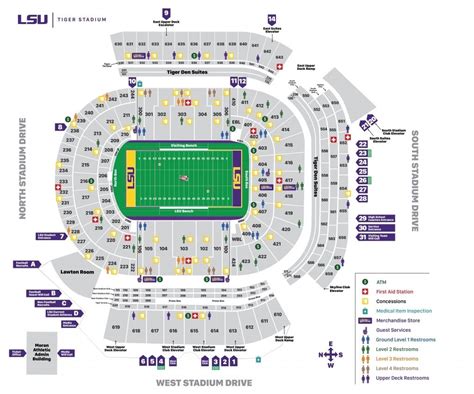 Lsu Tiger Stadium Interactive Seating Chart