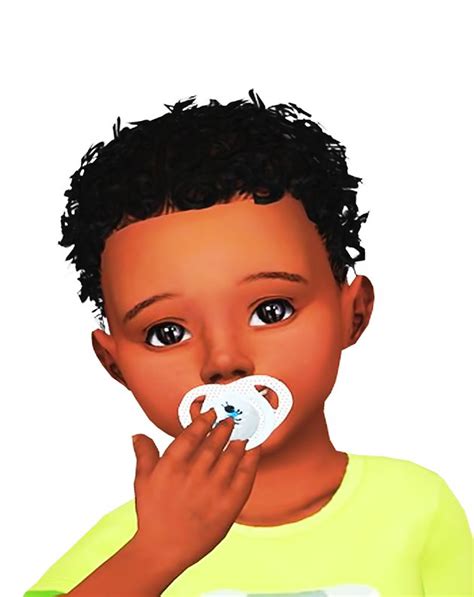 Ebonix | Cherub Curls | Toddler hair sims 4, Sims baby, Toddler cc sims 4