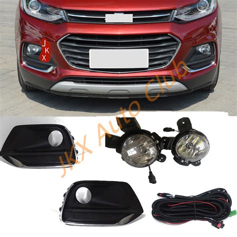 Bumper Bezels LED Bulb Lamp Fog Light k Harness Set For Chevrolet Trax 2017-2020 | eBay