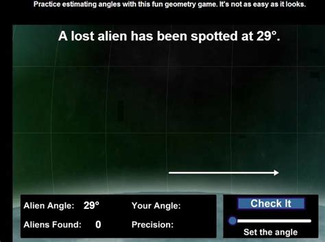 Math Game - Alien Angles | Online math games, Math skills practice ...