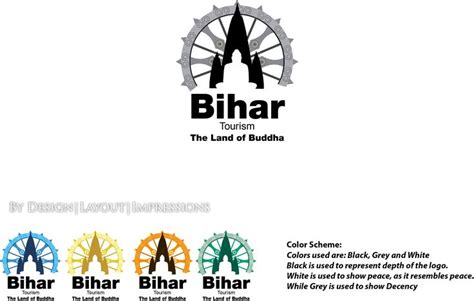 Logo Design For Bihar Tourism | Logo design, Bihar, Color schemes