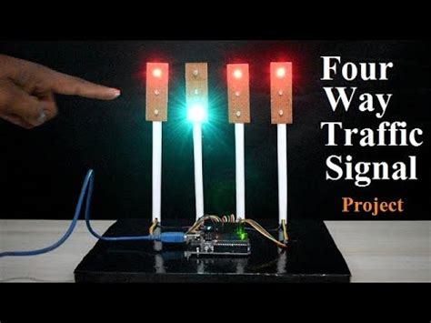 Four Way Traffic Light Project, Science Project, Traffic Light ...