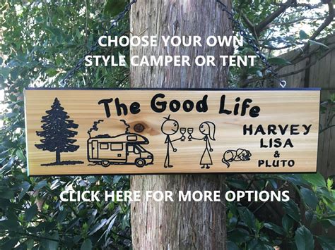 Personalized Camping Sign Custom Camping Sign Personalized Family Name ...