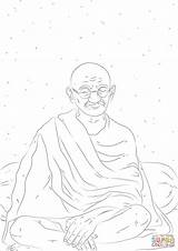 Gandhi coloring Page  Free Printable Coloring Pages sketch template