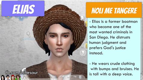 NOLI ME TANGERE CHARACTERS SIMS EDITION ~ NINESAUR Noli Me Tangere ...