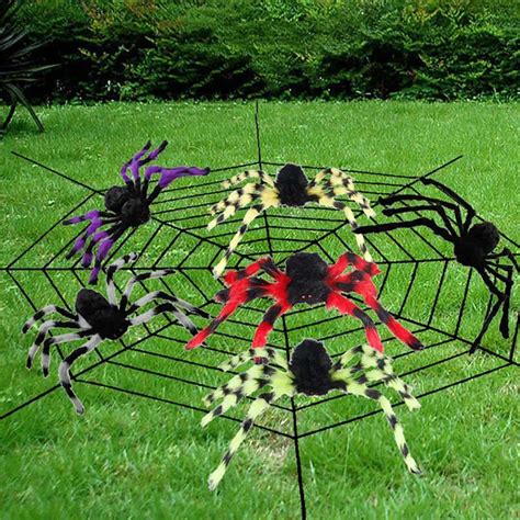 Thrilling 75cm Large Size Plush Spider Halloween Creative Toy Props-in Stuffed & Plush Animals ...