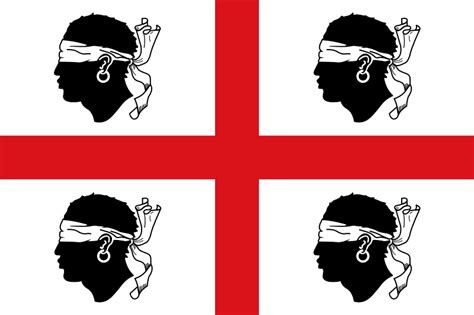 Since you found interesting the flag of Corsica, I thought you might be interested to the flag ...