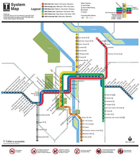 Portland’s transit agency made a rail system map styled like WMATA – Greater Greater Washington