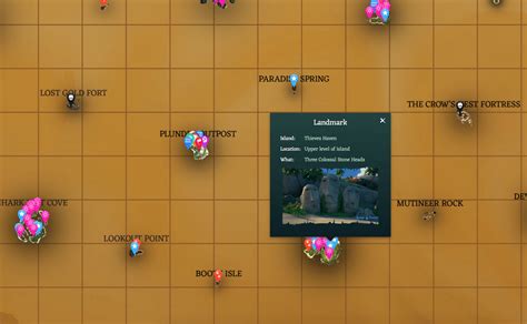 Sea Of Thieves Updated Map