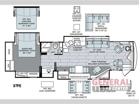 New 2017 Holiday Rambler Endeavor XE 37PE Motor Home Class A - Diesel ...