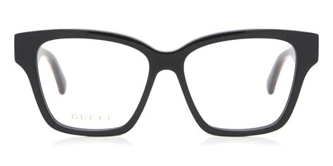 Gucci GG1302O 004 Glasses Black | VisionDirect Australia