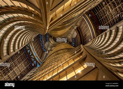 An inside view of Leeza SOHO, a skyscraper designed by late Late Zaha ...