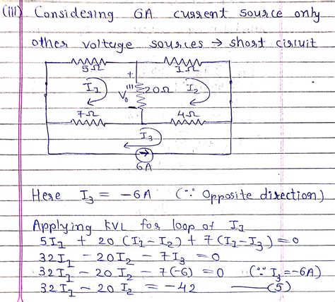 Explain superposition theorem and use the principle of superposition to ...